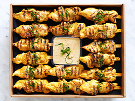Chicken Satay Skewers (16 pieces)